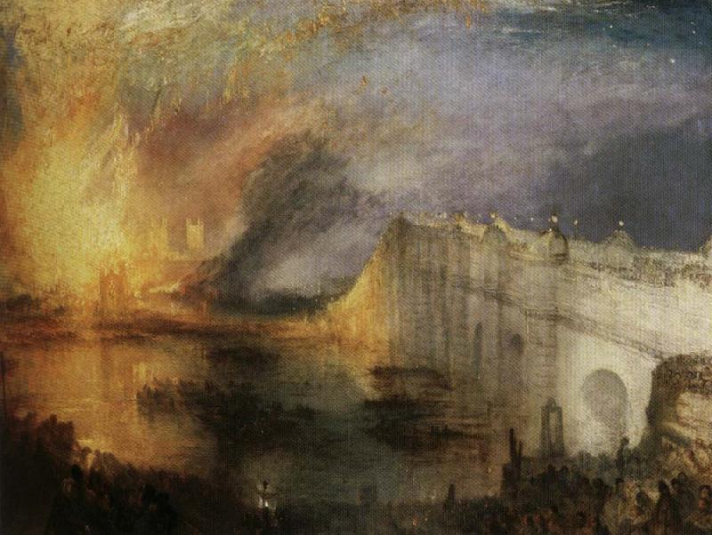 Joseph Mallord William Turner Burning of the Houses oil painting image